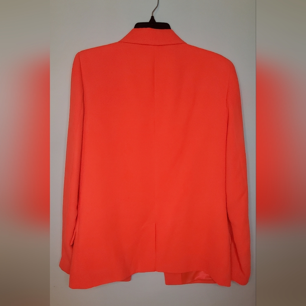 NWT BARDOT -size 4-Neon Coral Blazer/jacket long-sleeves - Picture 2 of 8